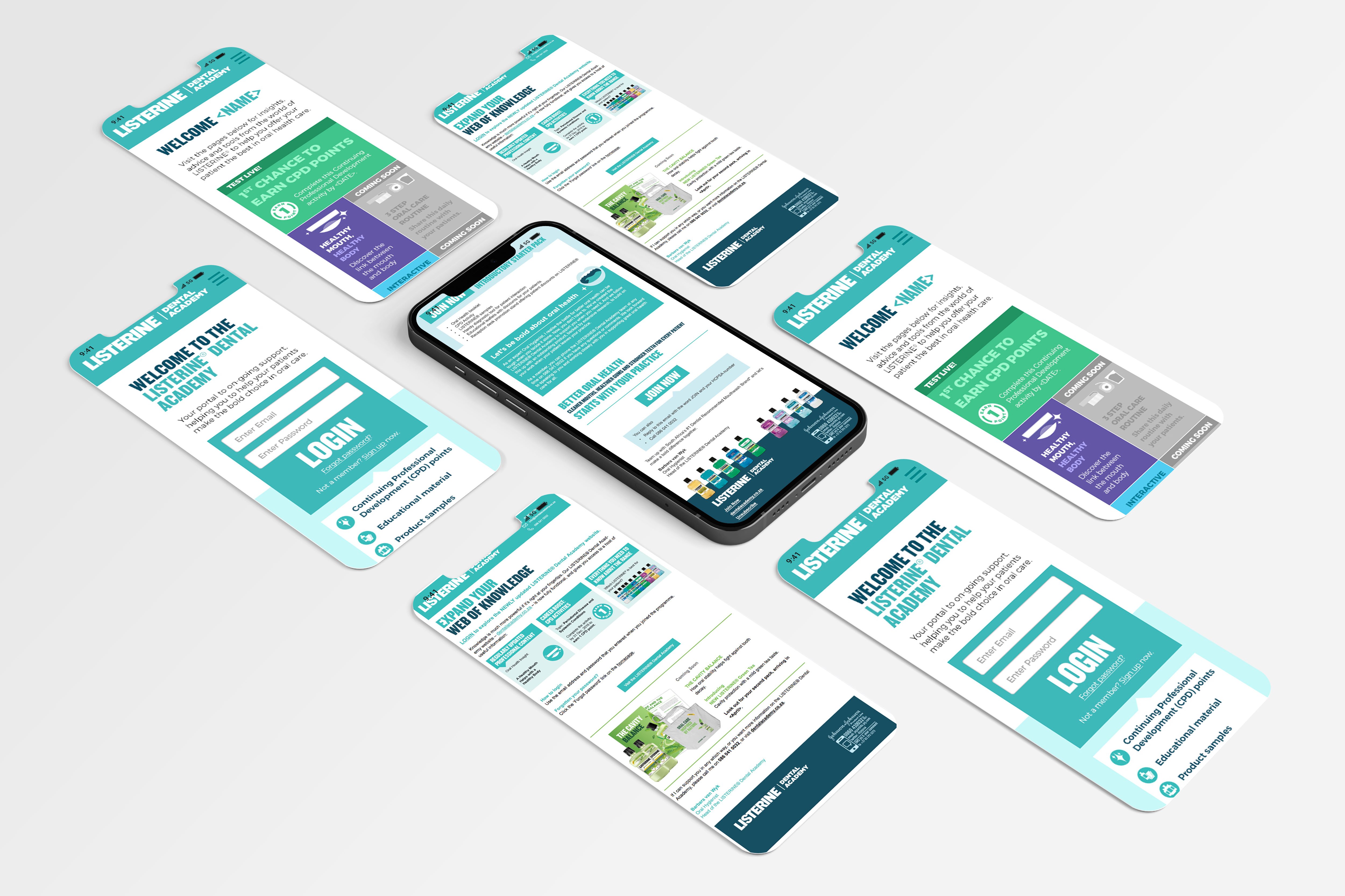 Listerine Learning Portal App